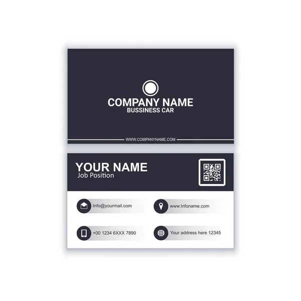 Modern Business Card Template Can Used Your Company — Stock Vector