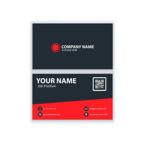 Modern Business Card Template Can Used Your Company — Stock Vector