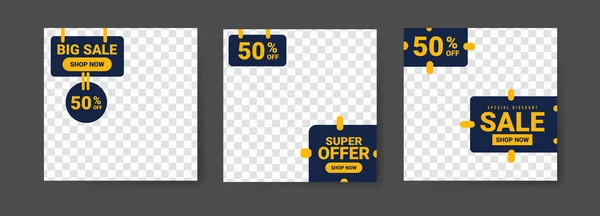 Dijital pazarlama ve satış tanıtımı için sosyal medya şablonu. Moda reklamcılığı. Sosyal medya afişi. mockup foto vektör çerçeve çizimi