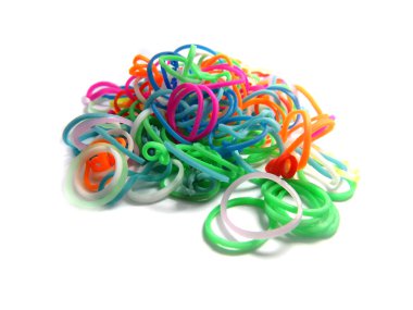 renkli dokuma tezgâhı bantları