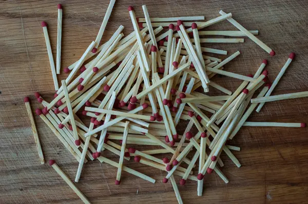 Matches in a wood — Stock Photo, Image