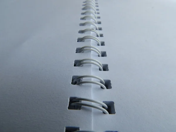 Caderno de papel espiral — Fotografia de Stock