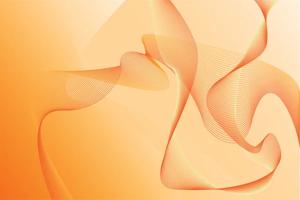 Orange abstract vector background — Stock Vector