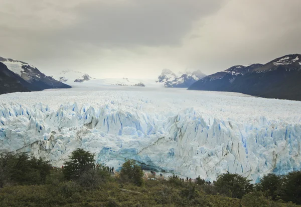 Hatalmas fal, a perito moreno gleccser Patagónia Argentína — Stock Fotó