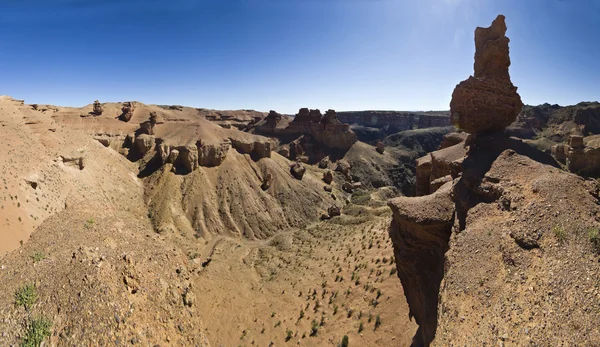 Vista aérea del cañón del desierto — Foto de Stock