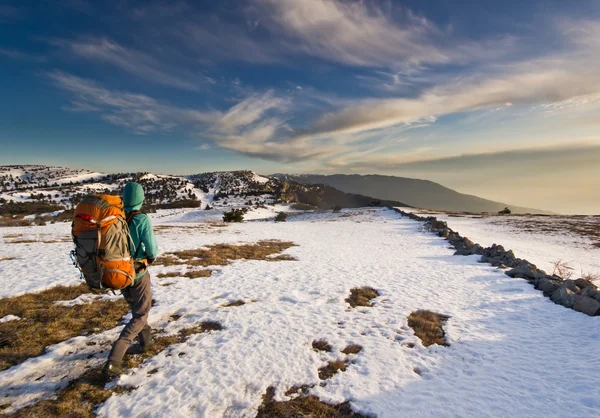 Escursioni in montagna — Foto Stock