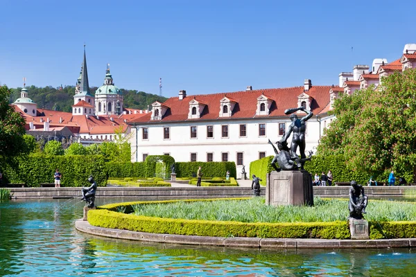 Kebun Wallenstein, Kota Kecil (UNESCO), Praha, Republik Ceko — Stok Foto