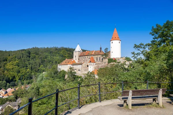 Castillo Real Gótico Krivoklat Región Central Bohemia República Checa — Foto de Stock