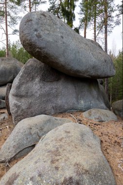 Viklan kayası, Zihle yakınlarındaki kayalar, Pilsen bölgesi, Çek Cumhuriyeti