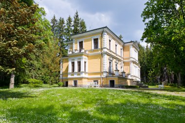 Ünlü besteci Antonin Dvorak kale Vysoka Pribram, Bohemia, Çek Cumhuriyeti, Europe yakınındaki Müzesi