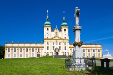 Bazilika küçük Svaty Kopecek Olomouc, Çek Cumhuriyeti, Europe yakınındaki