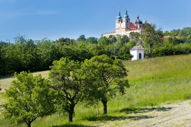 Bazilika küçük Svaty Kopecek Olomouc, Çek Cumhuriyeti, Europe yakınındaki
