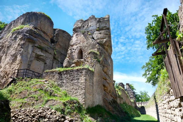 Ruiny średniowiecznej zamku Helfenburk, Czechy, Europa — Zdjęcie stockowe