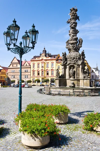 Stad Chrudim, East Bohemia regio, Tsjechië, Europa — Stockfoto