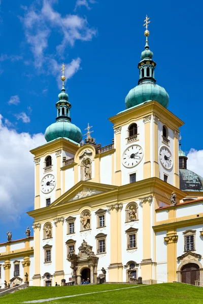 Basílica menor Svaty Kopecek perto de Olomouc, República Checa, Europa — Fotografia de Stock