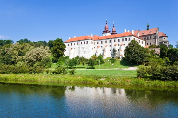 Trebic (Jewish town and st. Procopius basilica), protected by UNESCO, Moravia, Czech republic — стоковое фото