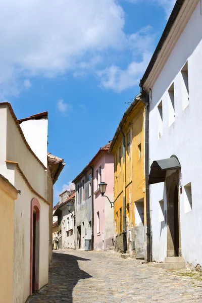 Trebic (jewish town and st. Procopius basilica), protected by UNESCO, Moravia, Czech republic — Stock Photo, Image