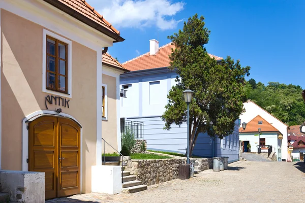 Třebíč (Joodse stad en st. Procopius basiliek), beschermd door Unesco, Moravië, Tsjechië — Stockfoto