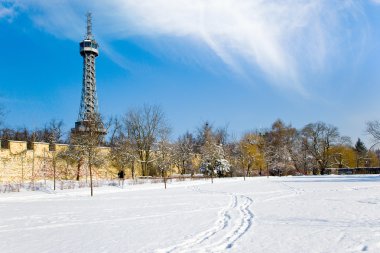 Gözetleme kulesi Petrin, Prague, Çek Cumhuriyeti
