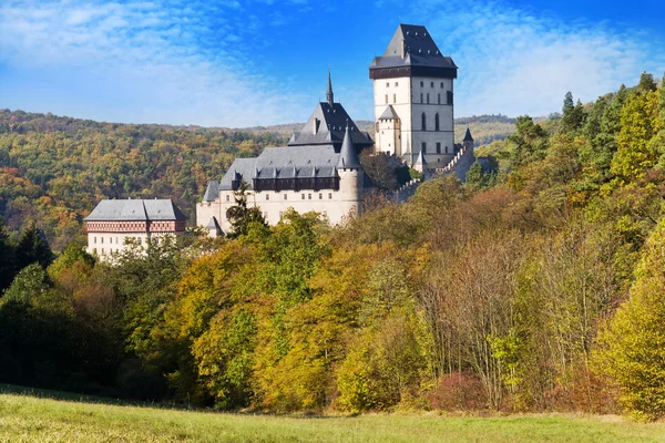 Medieval royal gothic castle Karlstejn near Prague, Czech republic — Stock Photo, Image