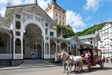 Spa town Karlovy Vary, Çek Cumhuriyeti, Europe
