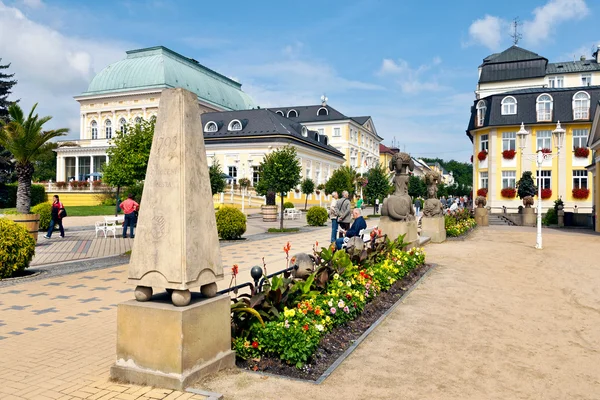 Курортный городок Frantiskovy lazne, Западная Чехия — стоковое фото