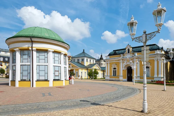 Ciudad balneario Frantiskovy lazne, Bohemia Occidental, República Checa — Foto de Stock