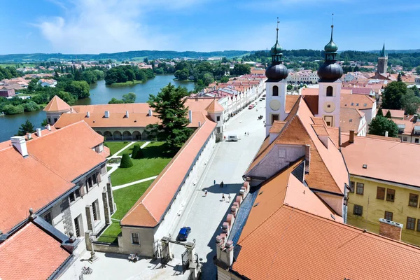 Telc town, Vysocina region, Czech republic — Stock Photo, Image