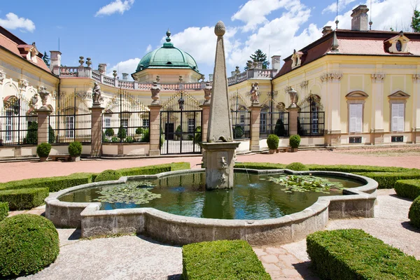 Castello barocco Buchlovice, Moravia, Repubblica Ceca, Europa — Foto Stock