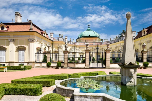 Castello barocco Buchlovice, Moravia, Repubblica Ceca, Europa — Foto Stock
