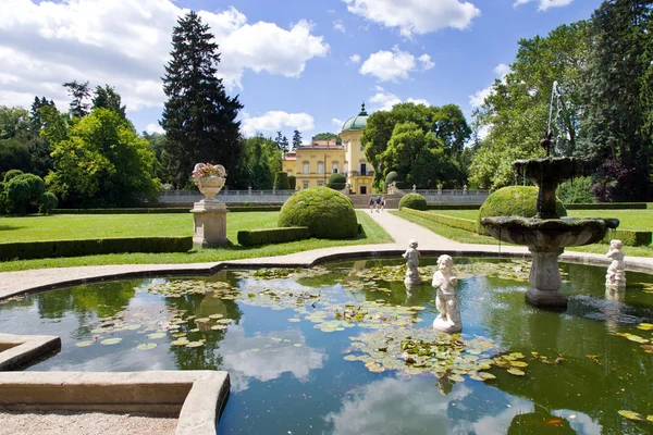 Zamek barokowy Buchlovice, Moraw, Czech republic, Europe — Zdjęcie stockowe