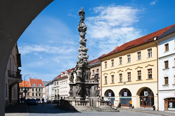 Barokowa kolumna, Kutna Hora (Unesco), Republika Czeska — Zdjęcie stockowe