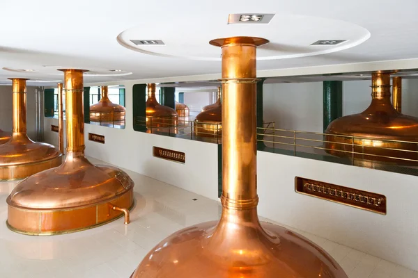 Pilsner Urquell Brewery จากปี 1839 Pilsen, Czech — ภาพถ่ายสต็อก