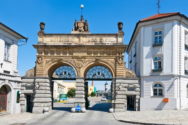 Pilsner Urquell browar od 1839, Plzeň, Republika Czeska — Zdjęcie stockowe