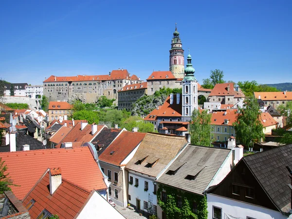 Medieval town Cesky Krumlov (UNESCO), South Bohemia, Czech repub — Stock Photo, Image