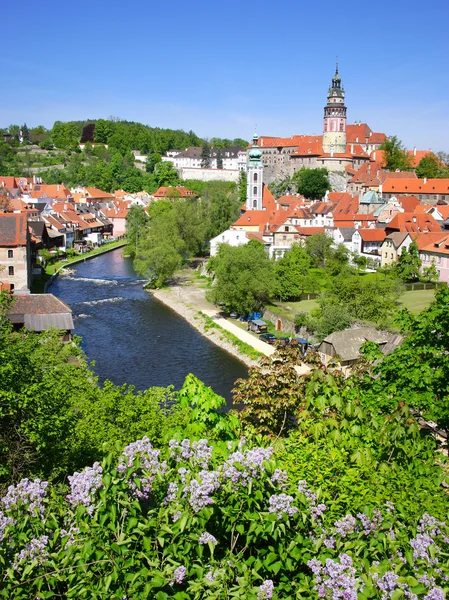 Mittelalterliche Stadt cesky krumlov (unesco), südböhmen, tschechische repub — Stockfoto