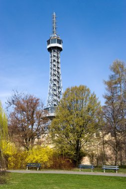 Gözetleme kulesi Petrin, Prague, Çek Cumhuriyeti
