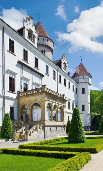 Κάστρο του ΚΟΝΟΠΙΣΤΕ κοντά Benesov, Τσεχική Δημοκρατία, Τσεχική Δημοκρατία — Φωτογραφία Αρχείου