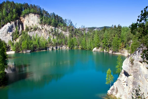 Adrspach rock town, North Bohemian Region, Czech Republic