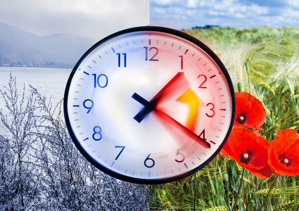 changing time on the clock