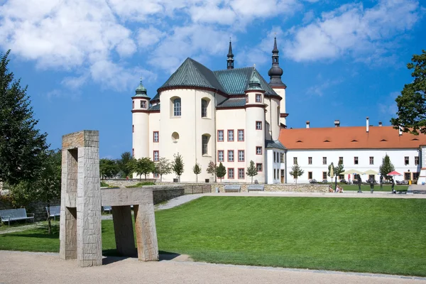 Cloister gardens (UNESCO), Litomysl, Czech republic — Stock Photo, Image