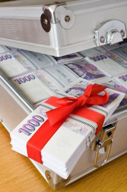 Çek para - banknotlar bir durumda