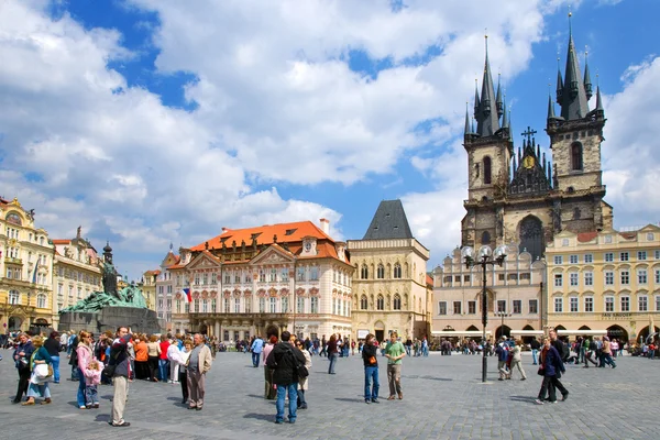 Rynek Starego miasta, Praga (Unesco), Republika Czeska — Zdjęcie stockowe