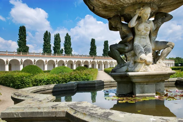 Ogrody kwiatowe (Unesco), Kroměříž, Republika Czeska — Zdjęcie stockowe