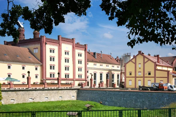 Bryggeri, Trebon, södra Böhmen, Tjeckien — Stockfoto