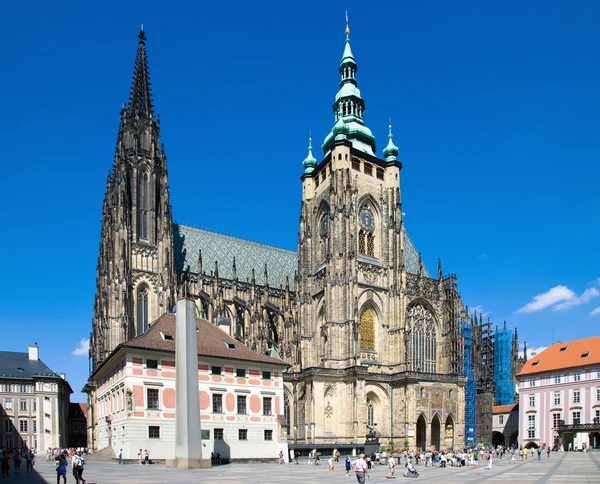 St. vitus cathedral, Pražský hrad, Česká republika — Stock fotografie