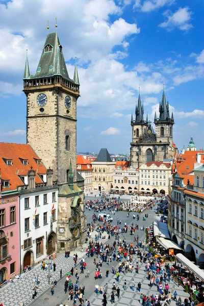 Plaza del casco antiguo, Praga (UNESCO), República Checa — Foto de Stock
