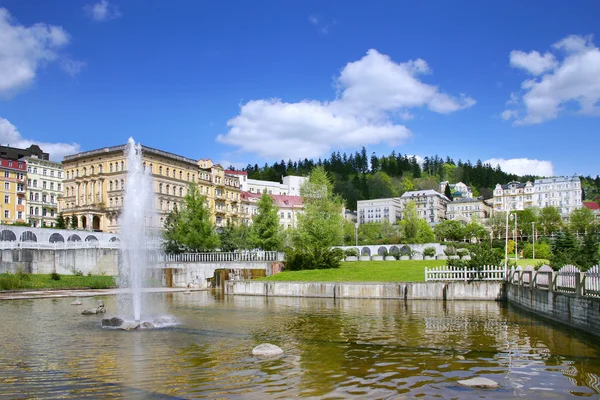 Fontän, spa Marianske lazne, Tjeckien — Stockfoto