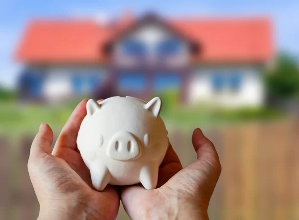 Piggy bank with dream — Stock Photo, Image