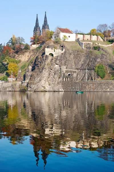 Cattedrale di San Pietro e San Paolo, Vysehrad (UNESCO), Praga, Cze — Foto Stock